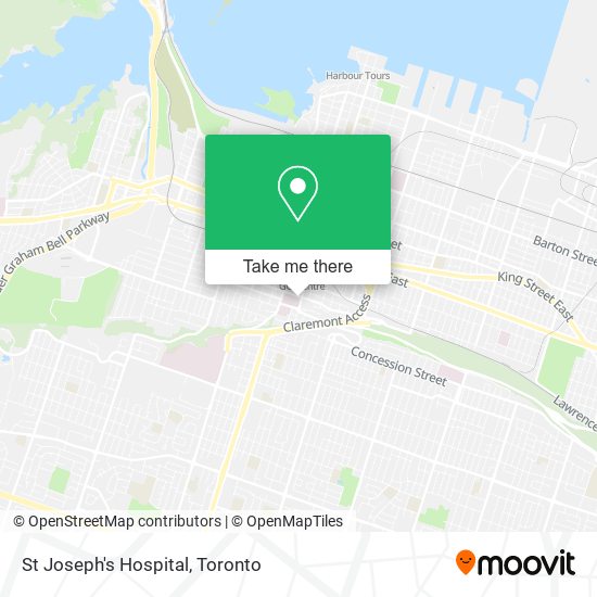 St Joseph's Hospital map