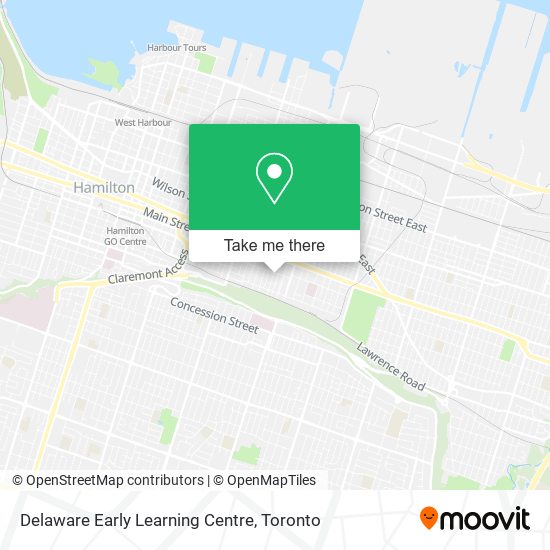 Delaware Early Learning Centre map