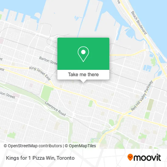 Kings for 1 Pizza Win map