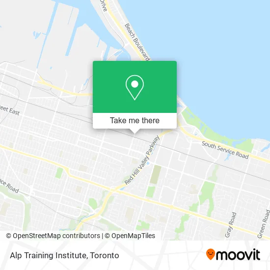 Alp Training Institute map