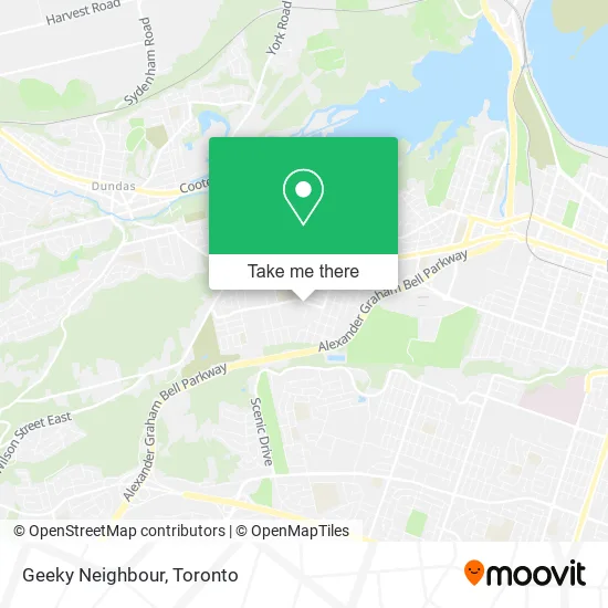 Geeky Neighbour map
