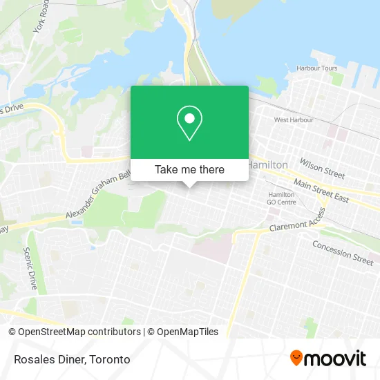 Rosales Diner map