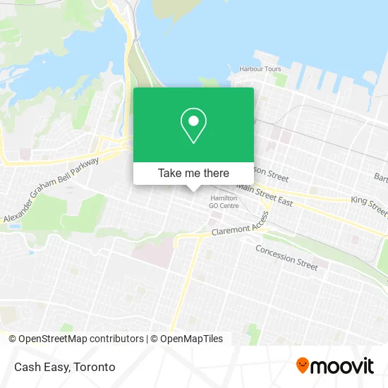 Cash Easy map