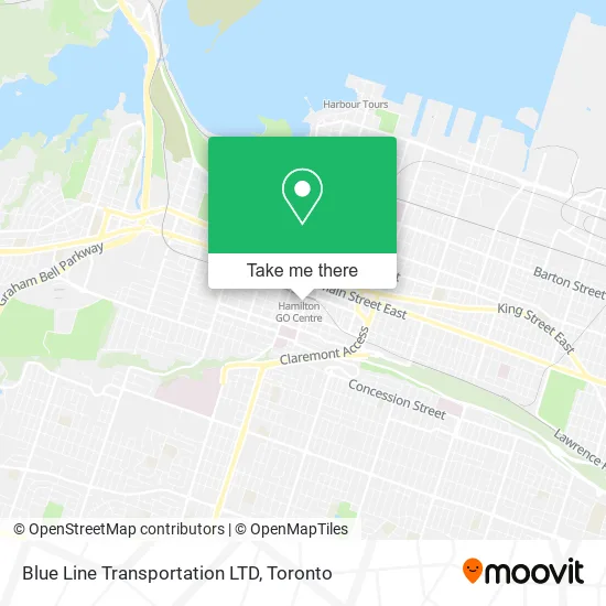 Blue Line Transportation LTD map