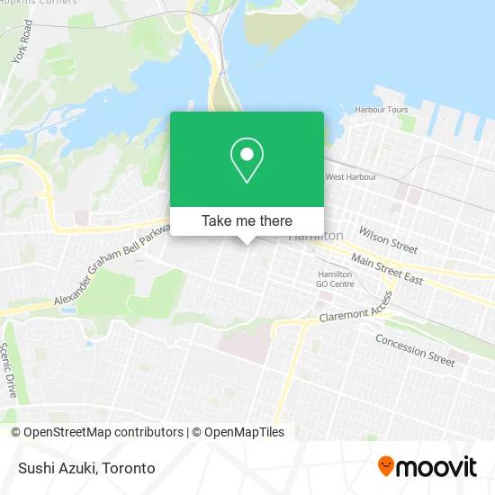 Sushi Azuki map