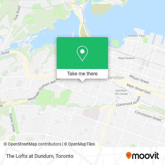 The Lofts at Dundurn map