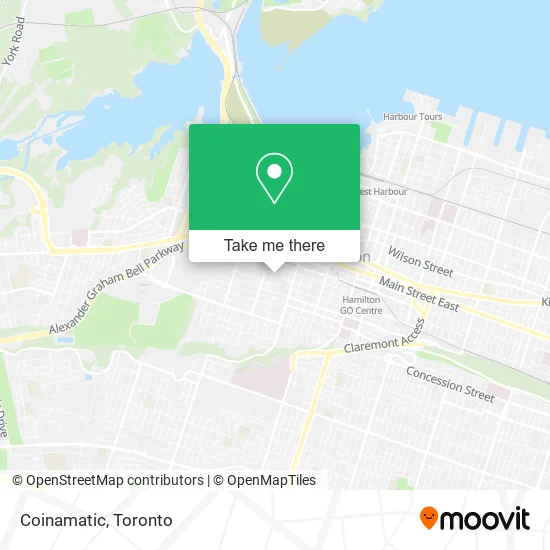 Coinamatic map
