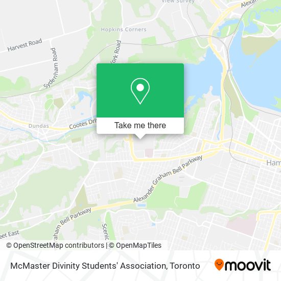 McMaster Divinity Students' Association map