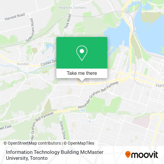 Information Technology Building McMaster University map