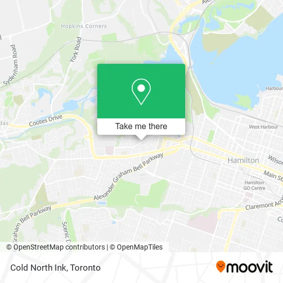 Cold North Ink map
