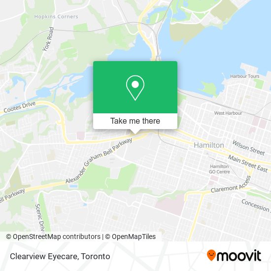 Clearview Eyecare map