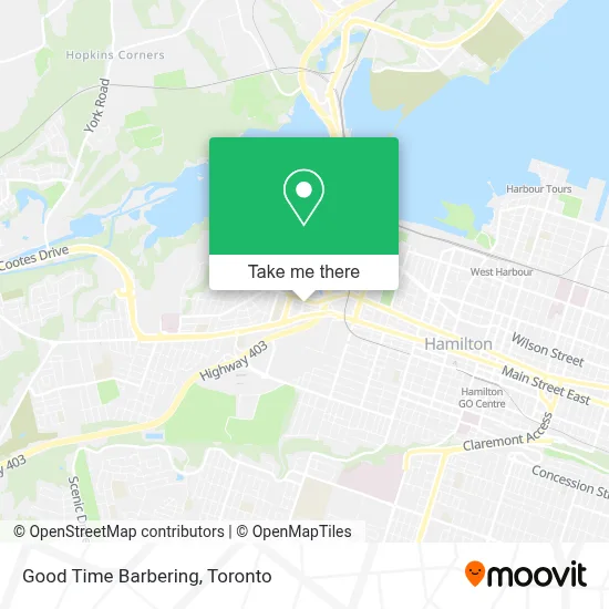 Good Time Barbering map