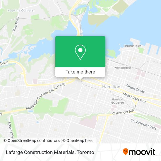 Lafarge Construction Materials map