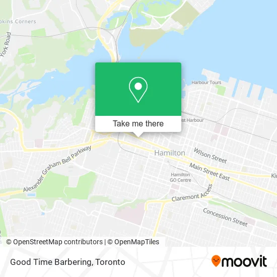 Good Time Barbering map