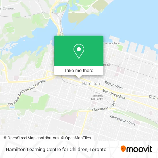 Hamilton Learning Centre for Children map