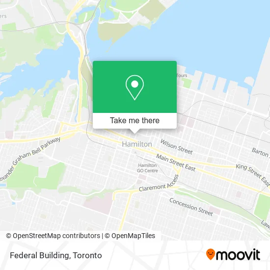 Federal Building map