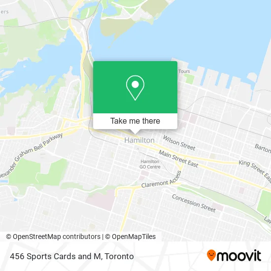 456 Sports Cards and M map