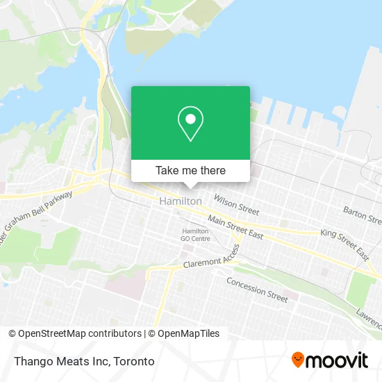 Thango Meats Inc map