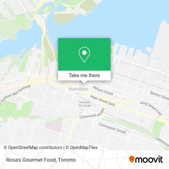 Rosa's Gourmet Food map