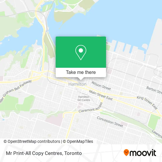 Mr Print-All Copy Centres map
