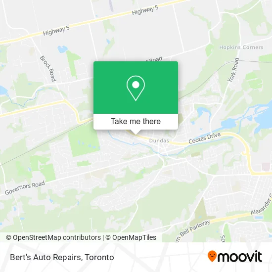 Bert's Auto Repairs map