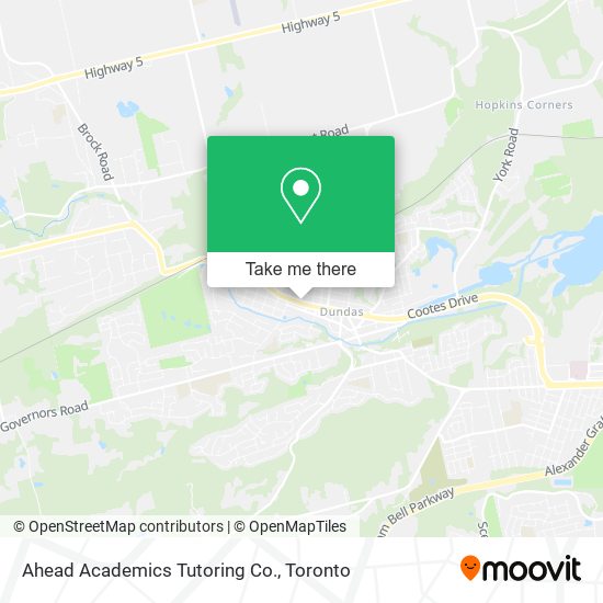 Ahead Academics Tutoring Co. map