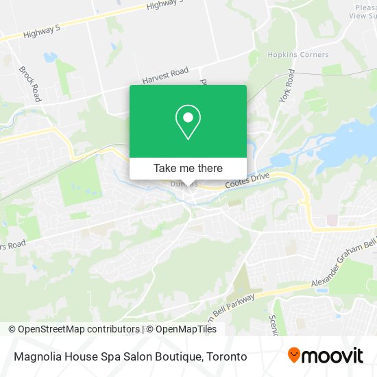 Magnolia House Spa Salon Boutique map