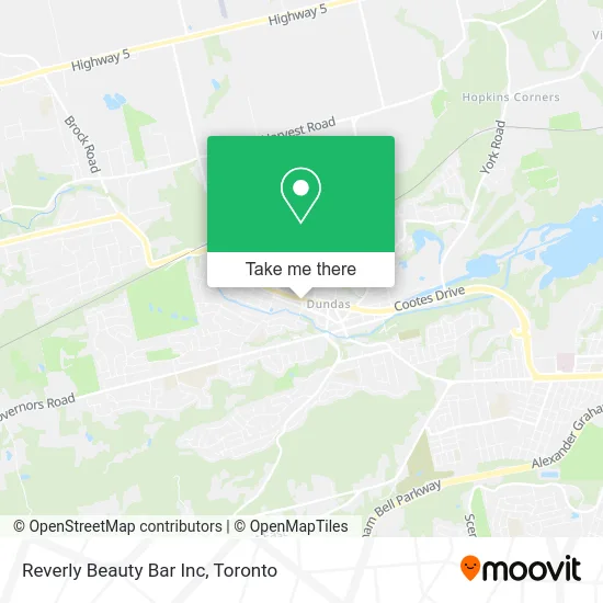 Reverly Beauty Bar Inc map