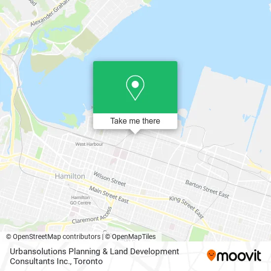 Urbansolutions Planning & Land Development Consultants Inc. map