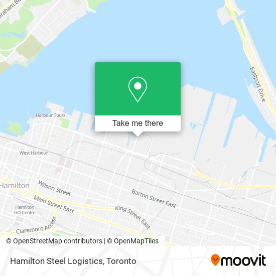 Hamilton Steel Logistics map