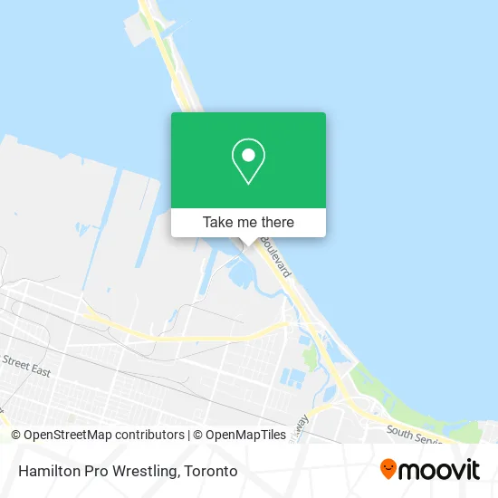 Hamilton Pro Wrestling map