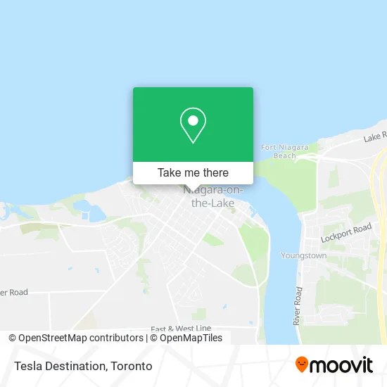 Tesla Destination map