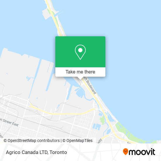 Agrico Canada LTD map