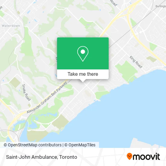 Saint-John Ambulance map