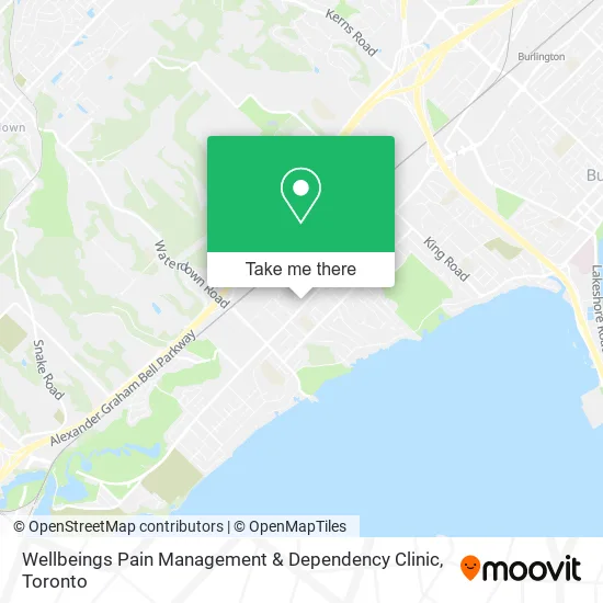 Wellbeings Pain Management & Dependency Clinic map
