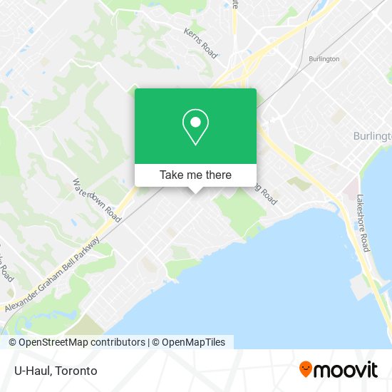 U-Haul map