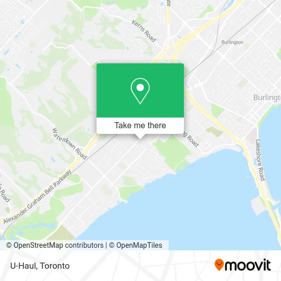 U-Haul map