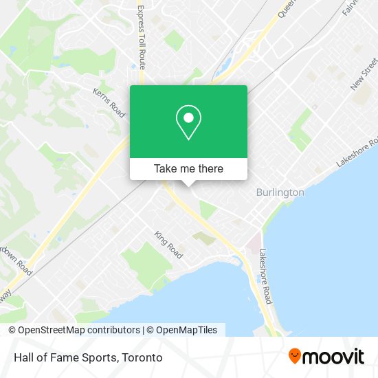 Hall of Fame Sports map