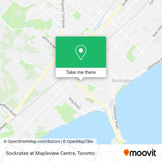 Sockrates at Mapleview Centre map