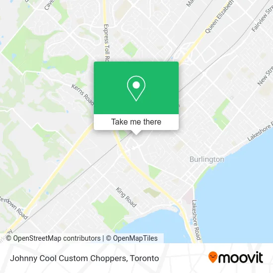 Johnny Cool Custom Choppers map