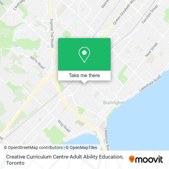 Creative Curriculum Centre-Adult Ability Education map