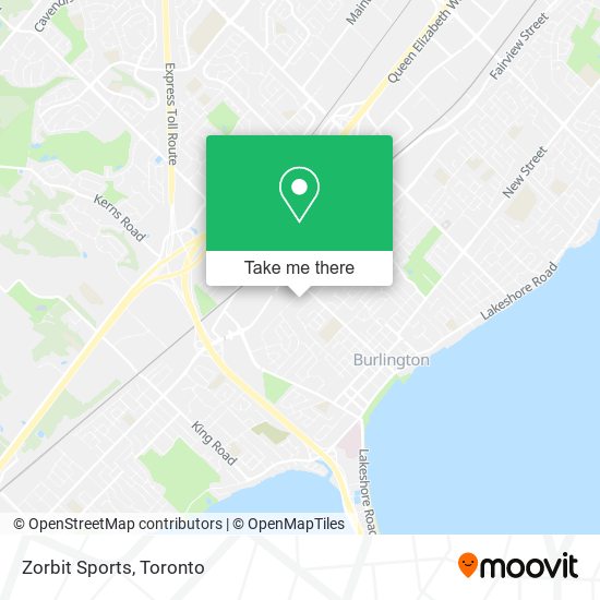 Zorbit Sports map