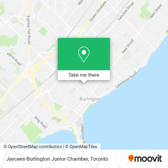 Jaycees-Burlington Junior Chamber map