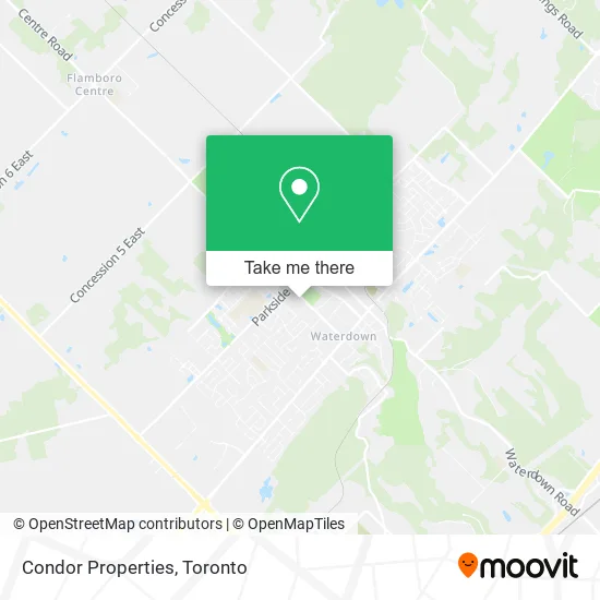 Condor Properties map