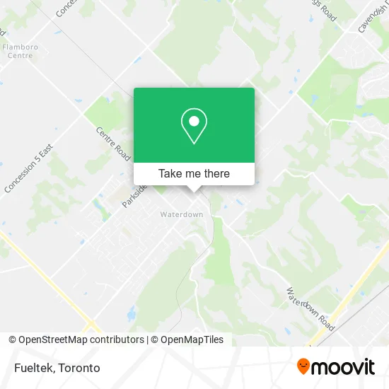 Fueltek map
