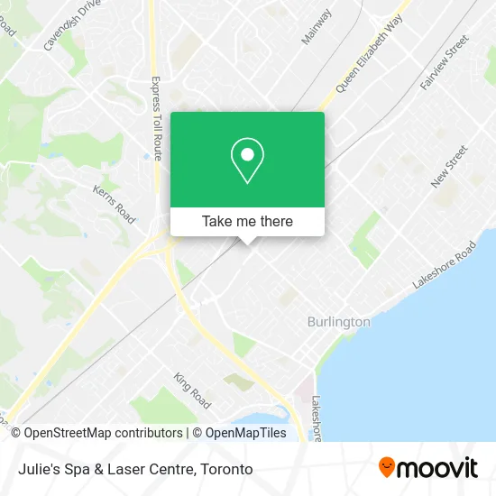 Julie's Spa & Laser Centre map