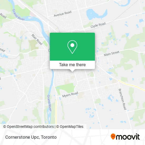 Cornerstone Upc map
