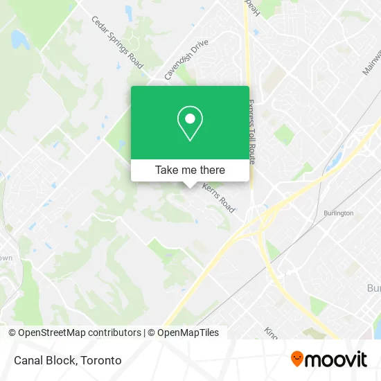 Canal Block map