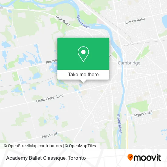 Academy Ballet Classique map