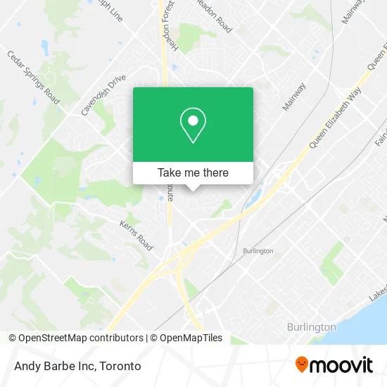 Andy Barbe Inc map